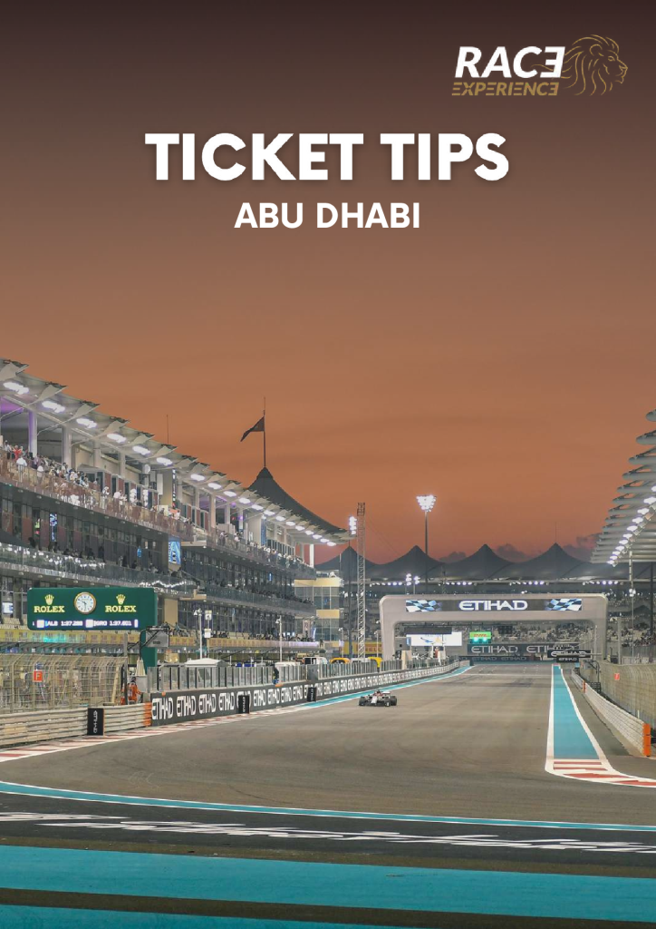 Ticket tips Abu Dhabi for the Grand Prix